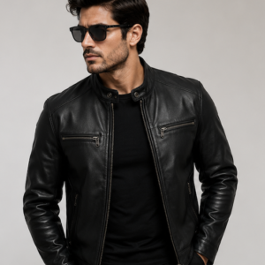 Royal Edge Leather Jacket