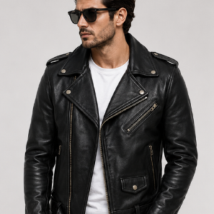 Storm Black Biker Jacket