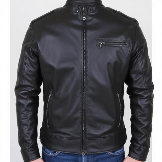 Raven Black Leather Jacket